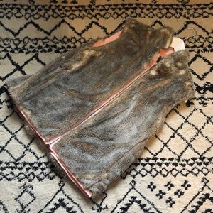Gap Reversible Faux-Fur Vest
